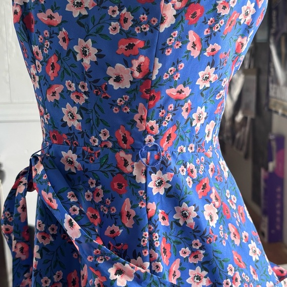 Two by Vince Camuto Blue Midi A-Line Skirt - Picture 3 of 16